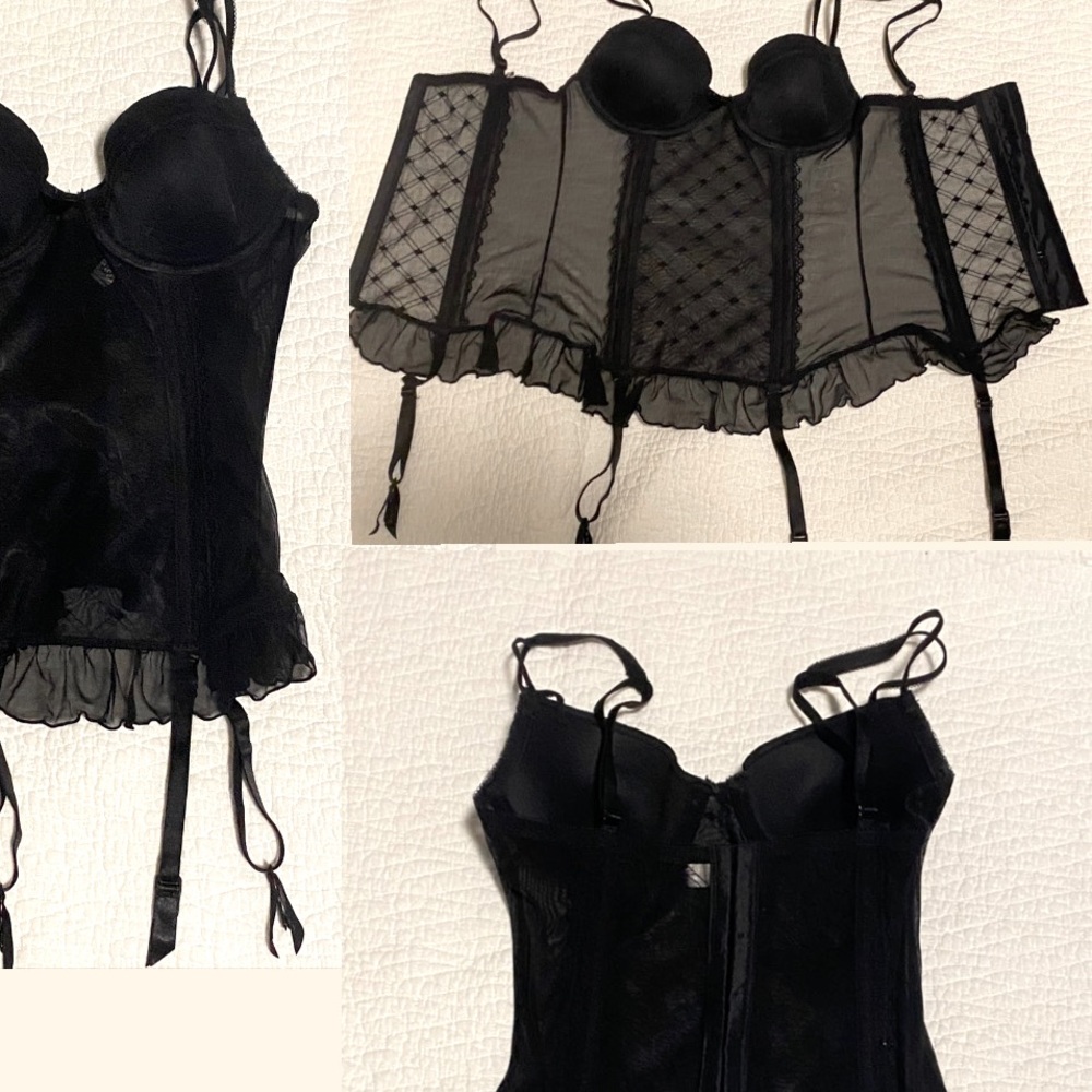Marc Jacobs Black Lingerie. Never worn, size 0. Fits 36A - cup.